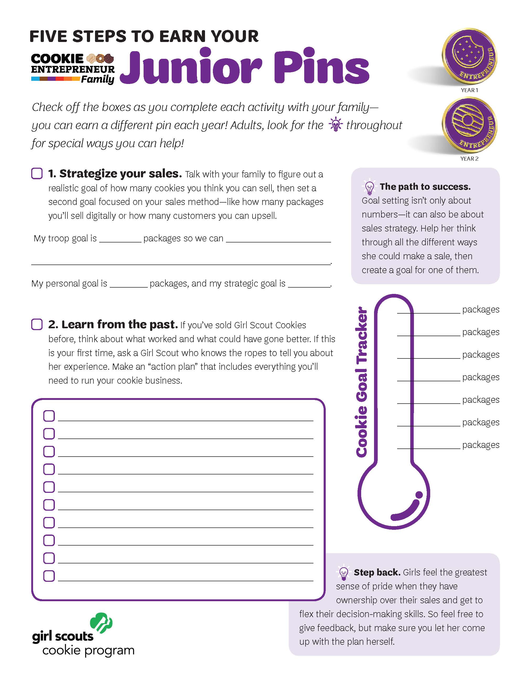 Cookie Entrepreneur Family Pin